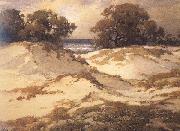 Percy Gray Antumn Dunes (mk42) oil on canvas
